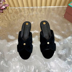 LP Vera Sandal Black Sheepskin 307963