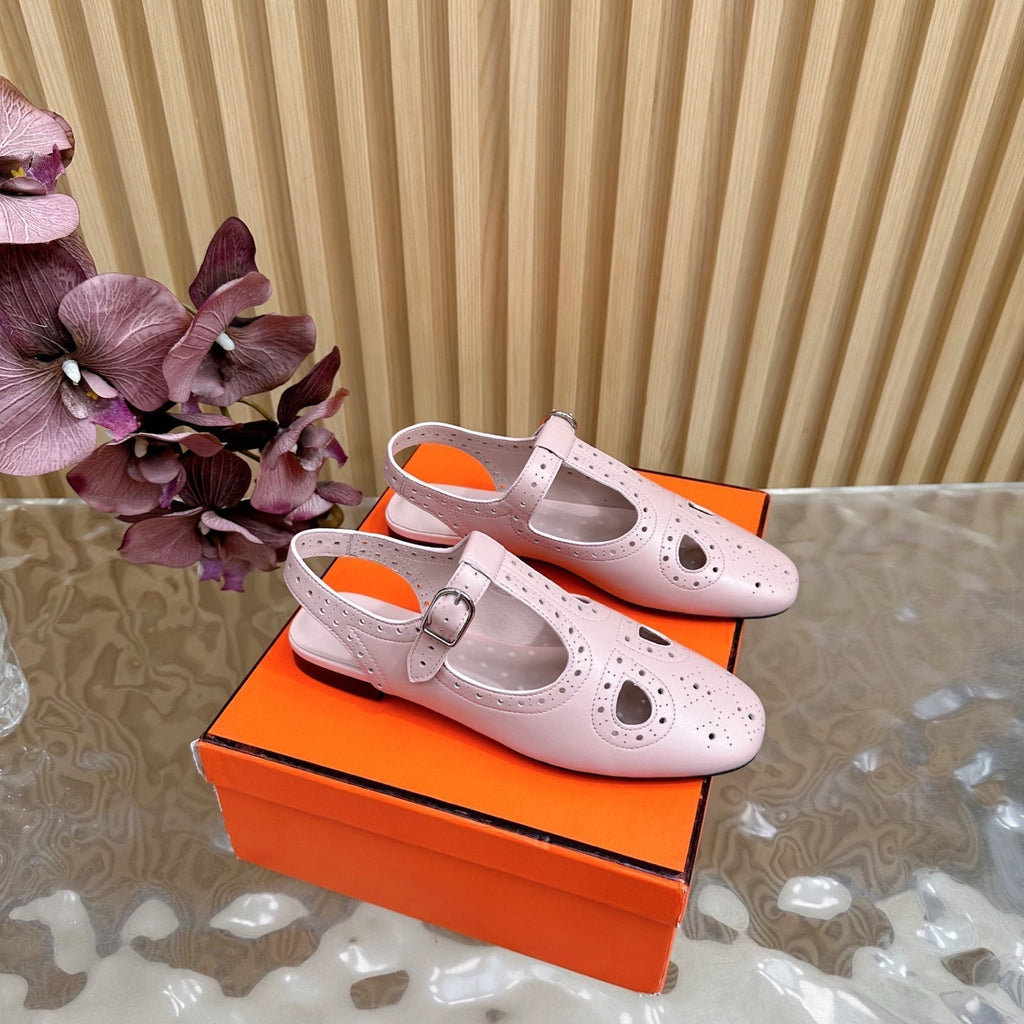HM 25 Kim Slingback Pink Lambskin 352955