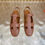 HM 25 Kim Slingback Brown Lambskin 352958