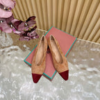 LP Rebecca Ballet Flats Brown Red Suede 498458