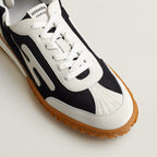 HM Men's Jet Sneaker White Black Suede 656860