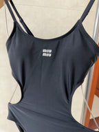 Miu Swimsuits Black Cotton 180534