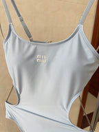Miu Swimsuits Light Blue Cotton 180533