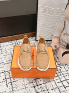 HM Increase Sneaker Dark Beige Suede 965676