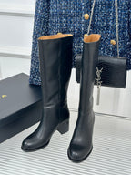 Alaila High Boots In Black Cowhdie 894440