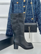 Alaila High Boots In Black Cowhdie 894440