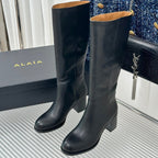 Alaila High Boots In Black Cowhdie 894440