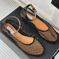 Alaia Mary Jane Ballet Flat Black Lambskin 293229