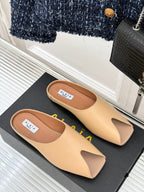 Alaia Slipper Light Apricot Calfskin 293192