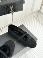 Alaia 25WF Mary Jane black suede wool 472225