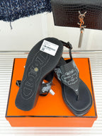 HM 26s Sandales 4.5cm Karima Black Sheepskin 675646