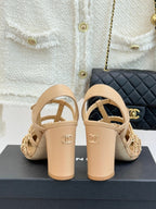 Cruise 25/26 Slingbacks 90mm Black Beige Lambskin