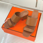 HM 26WF Monica 60 Sandal Brown Sheepskin 642859