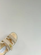 Dioract Slide In Light Grey Suede And Wool Fleece Lining 109879