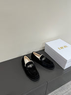 CD Loafers In Black Suede And Fleece Lining 109293