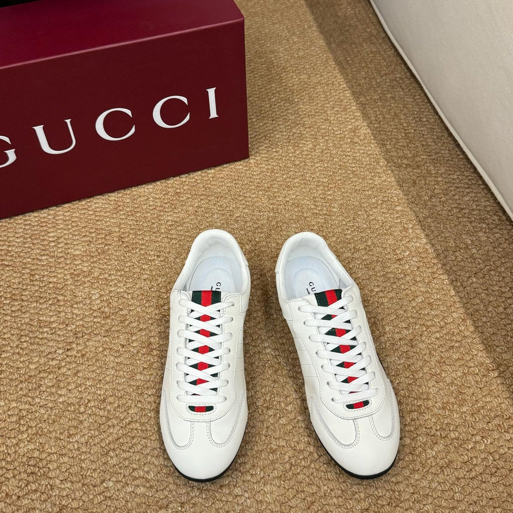 GG 26s Shift Sneakers White Leather 691471