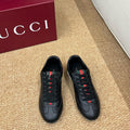 GG 26s Shift Sneakers Black Leather 691472