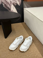 VLogo Upvillage Low-Top Sneakers White Grey Suede Leather 691441