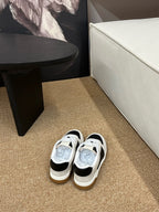 VLogo Upvillage Low-Top Sneakers Black Grey Suede Leather 691442