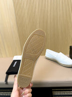cc espadrilles all white calfskin