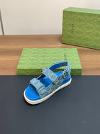 GG  SANDAL WITH DOUBLE G SKY CARO LAMBSKIN