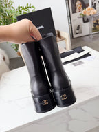 CC 26s Ankle Boot Black Leather
