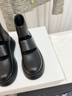 The Row 2025 Boot Black Sheepskin 576058