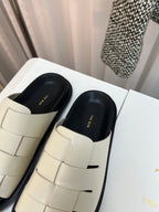 The Row Slide White Lambskin 707559