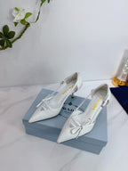 PRA 26SS Pumps 75 White Patent Leather 592346