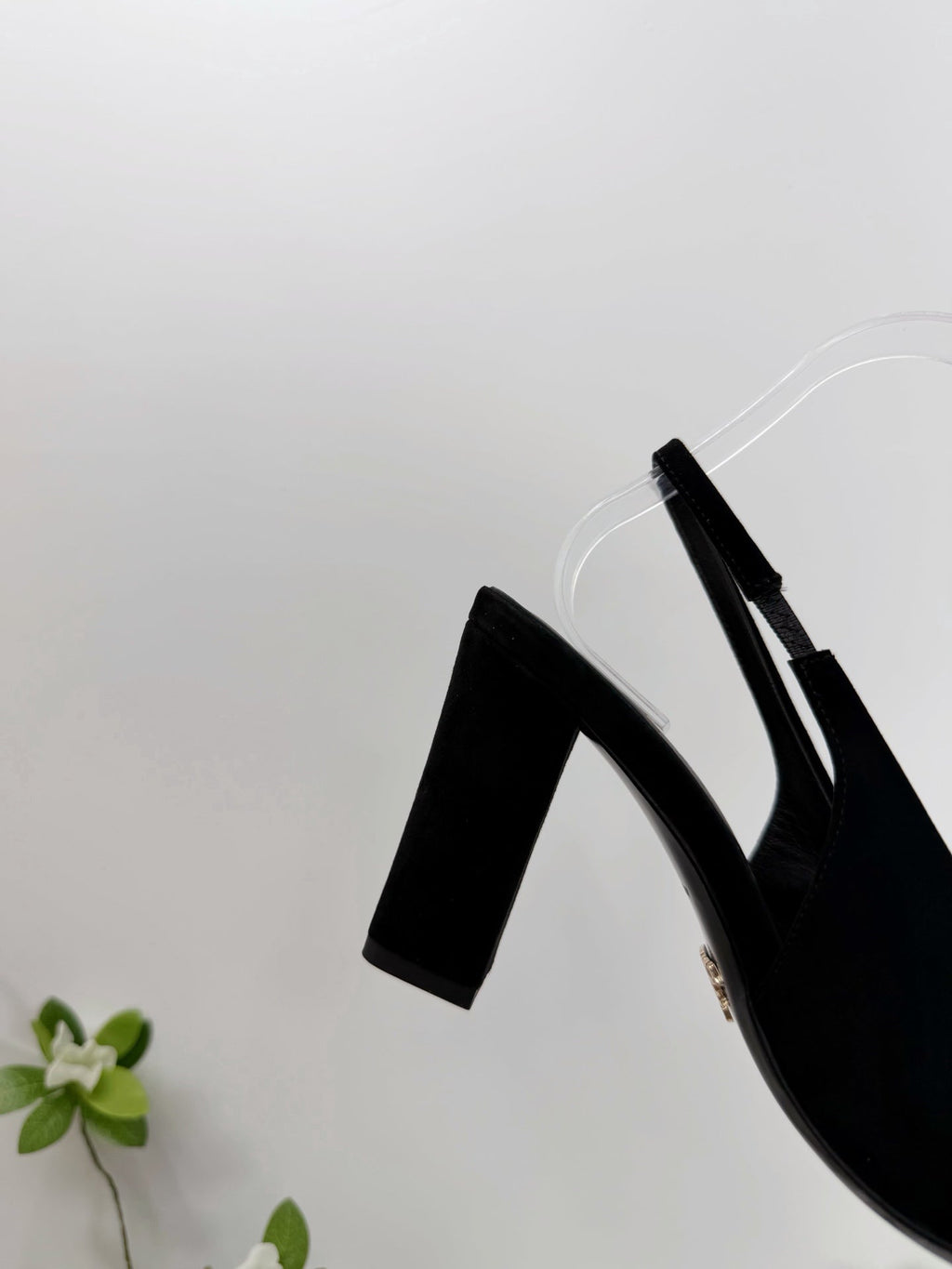 PRA 26SS Slingback 85 Black Suede 592373