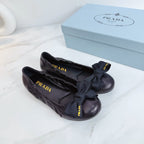 PRA 26SS Ballet Flat Black Sheepskin 592392