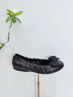 PRA 26SS Ballet Flat Black Sheepskin 592392