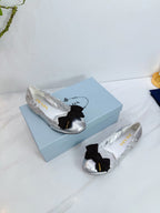 PRA 26SS Ballet Flat Sliver Metallic Sheepskin 592394