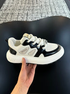 GG Men's Sneaker White Black Cowhide 527025