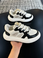 GG Men's Sneaker White Black Cowhide 527025