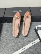 CC 26s Ballet Flat Pink Mesh Fabric Sheepskin 681979