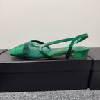 CC 26s Slingback 20 Green Mesh Fabric Sheepskin 681999