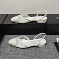CC 26s Slingback 20 White Mesh Fabric Sheepskin 682002