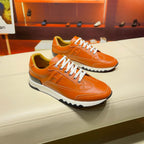 HM Men's 25 Trail Sneaker Orange Cowhide 663842