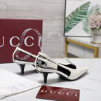 GG Cruise 2026 Slingback 55mm White Sheepskin 601089