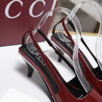 GG Cruise 2026 Slingback 55mm Burgundy Sheepskin 601092