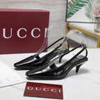 GG Cruise 2026 Slingback 55mm Black Sheepskin 601093