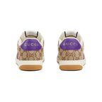 GG Men's Screener Sneaker Brown Mix Purple Canvas 523581