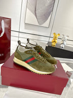 GC 2025 Re-Motion Sneaker Dark Green Suede Cowhide 292415