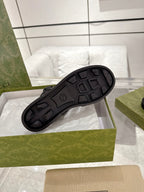 GC 25 Glossy Black Double G Sandal Black Rubber 292431