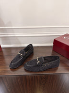 GG Jordaan Loafer Black Mesh With Crystal