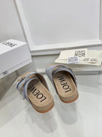 Loewe x Birkenstock Slide Slate Gray Suede