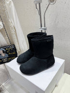 Loewe Lago Boots Black Suede 435627