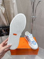 HM Get Sneaker Demin Blue Denim and Calfskin 204762