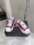 CC Sneaker Purple cowhide 204665